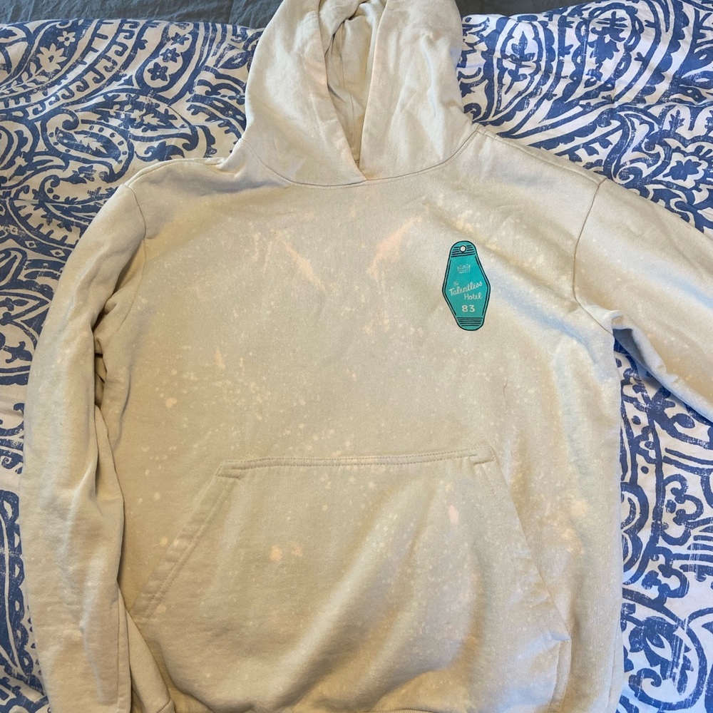 Bleach tie dye talentless sweatshirt